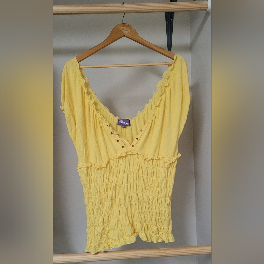 Ruffles Yellow shirt